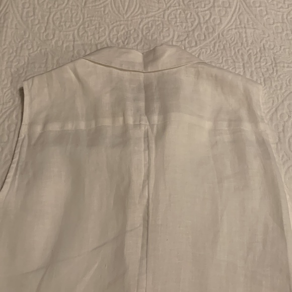 Chico’s 100% Linen Women’s Sleeveless Tunic - Picture 9 of 15